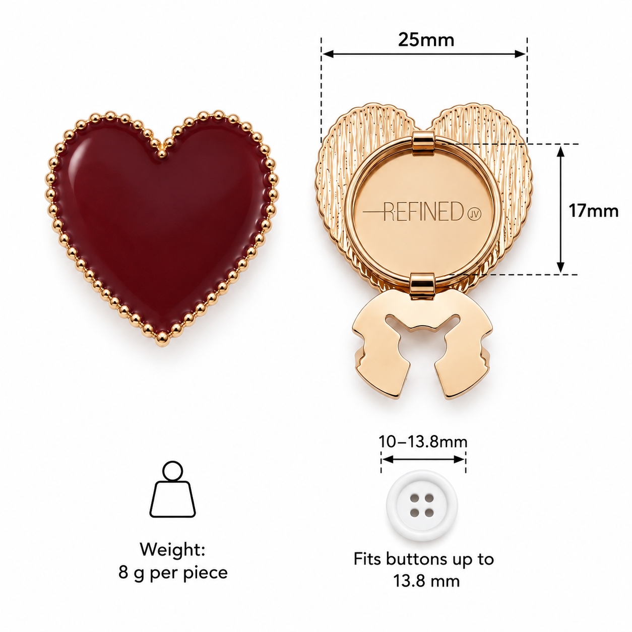 Signature JV Heart - Set of 2