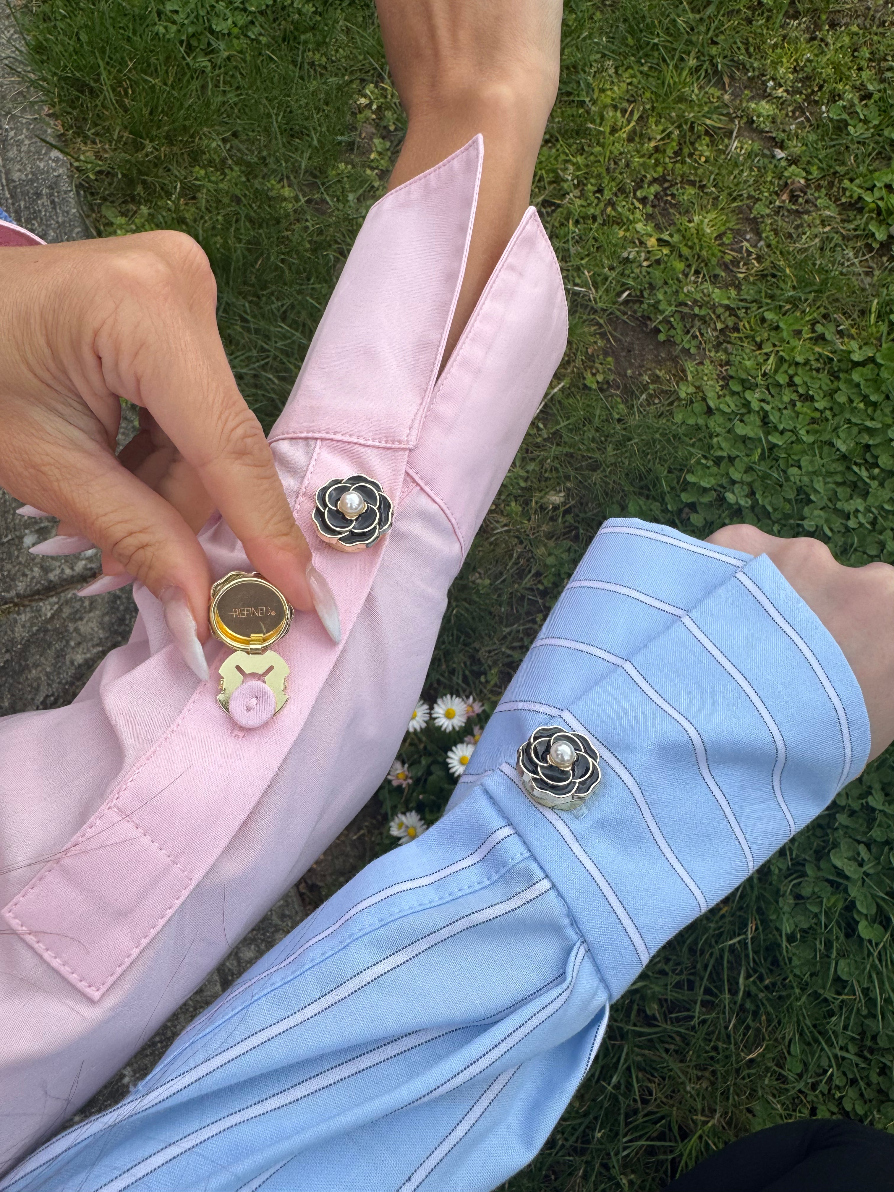 Noir Camélia - juego de 2