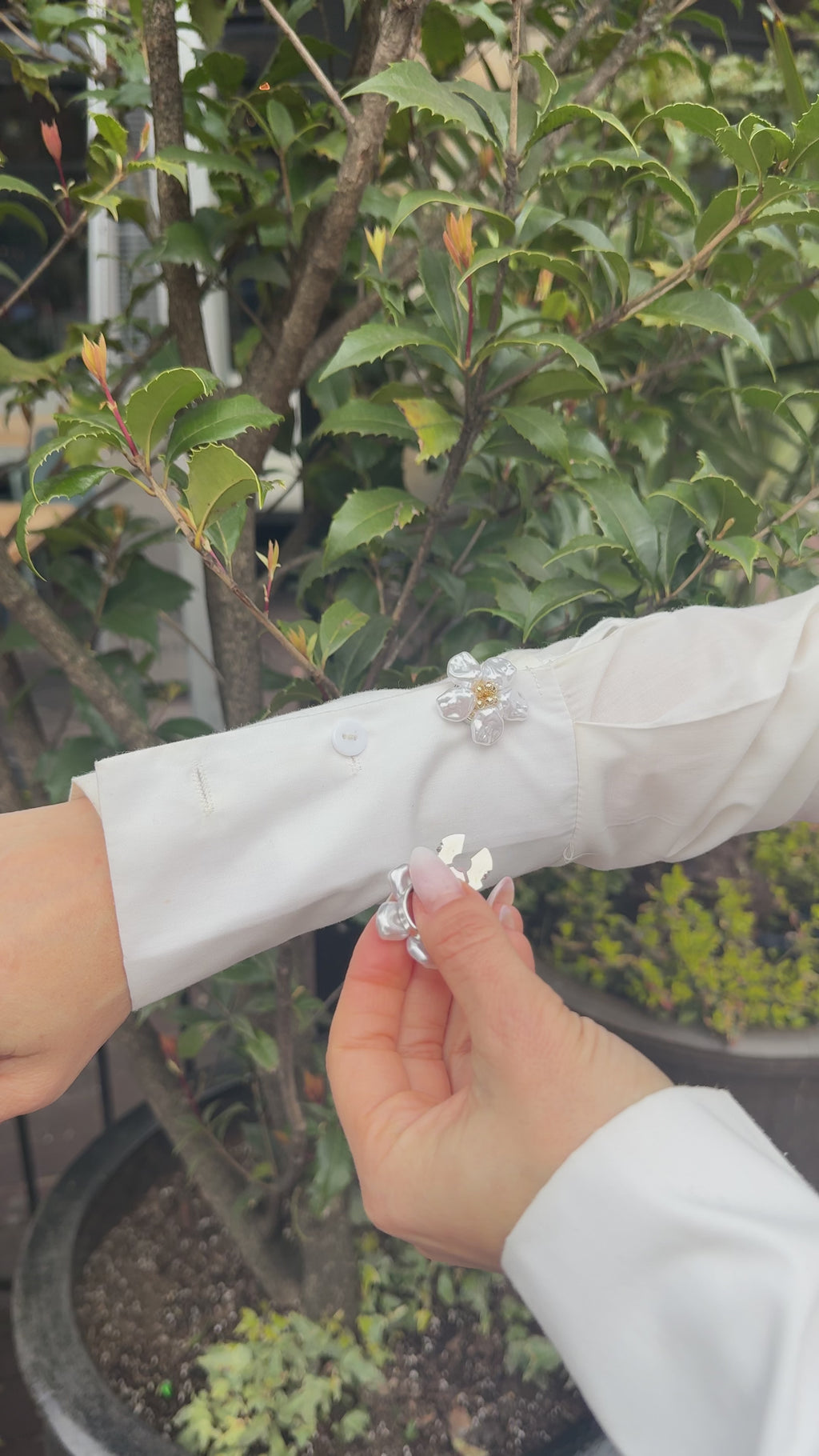 Flor barroca - juego de 2